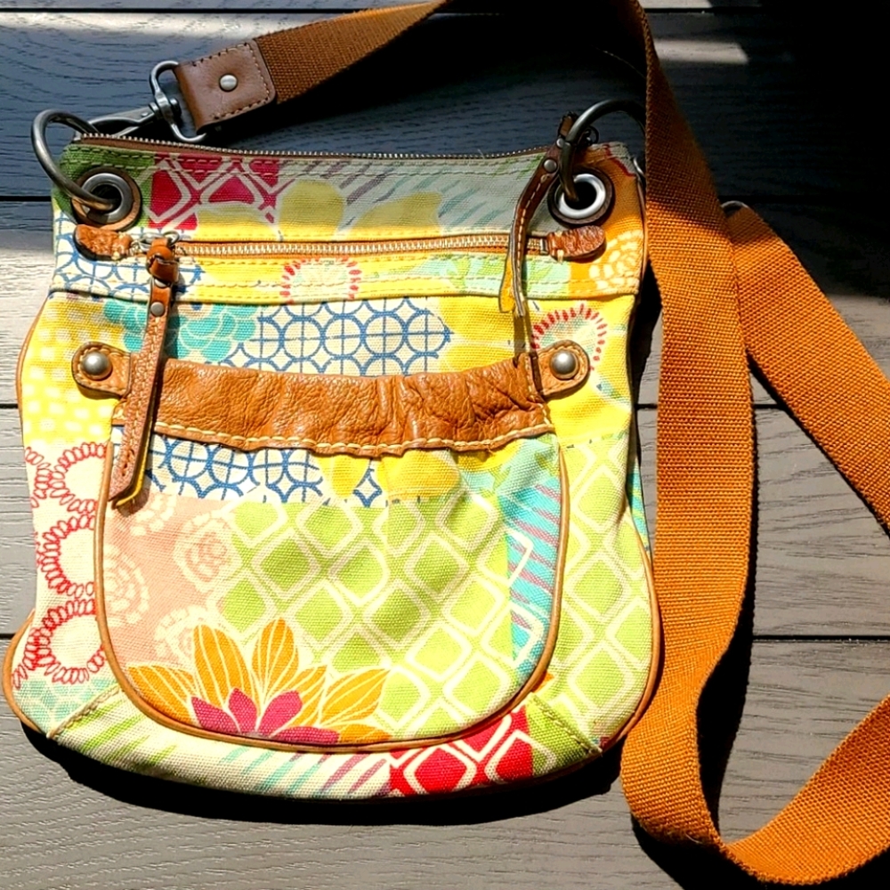 Fossil Fun Floral Crossbody